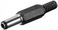 DC-Stecker mit Knickschutz