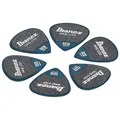 Ibanez PPA16HSG-DB Plektren 1,0mm Sand Grip 6 Stück Heavy Dark Blue