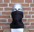 Schlauchschal Gesichtsschutz Mundschutz Halstuch Multifunktionstuch schwarz