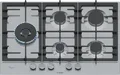 Bosch Serie 6 PCS7A5I90 Kochfeld Edelstahl Integriert 75 cm Gaskochfeld 5 Zone(n)