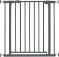 Hauck Türschutzgitter Open N Stop 2, Dark Grey, auch als Treppenschutzgitter verwendbar, 75-80 cm, erweiterbar