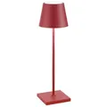 Zafferano Akkuleuchte Poldina Pro 38 cm Rot