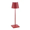 Zafferano Akku Tischleuchte Poldina Pro 380 mm Red