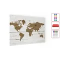 ALLboards Magnettafel 90,0 x 60,0 cm Weltkarte