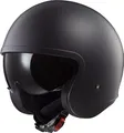 LS2 OF599 Spitfire II Solid Matt Black  Gr. L - Motorrad Jethelm Schwarz Matt