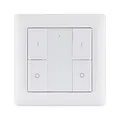 Paulmann 50134 Smart Home Zigbee Wandschalter On/Off/Dimm Weiß Steuerung Kunststoff