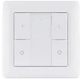 Paulmann 50134 SH ZB Wandtaster Doppelwippe On/Off/Dimm Paulmann Home Funk-Scha Smart-Home-Zubehör