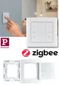 Paulmann Wandschalter über TouchLink Smart Home Zigbee On/Off/Dimm Gruppen2 Weiß