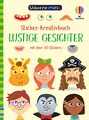 Usborne Minis - Sticker-Kreativbuch: Lustige Gesichter: Mini-Stickerbuch mit über 120 Stickern – ab 5 Jahren (Usborne-Minis-Reihe)