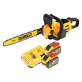 DeWalt DCMCS 574 X2 Akku Kettensäge 54 V FlexVolt 45 cm Brushless + 2x Akku 9,0 Ah + Ladegerät (Akku Kettensäge) (52960909)