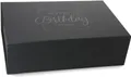 ideas in Boxes Geschenkbox Happy Birthday Geschenkkarton, Premium Magnetbox, Geschenkverpackung für Geburtstag mit Schriftzug