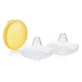 Medela 2001593 Brusthütchen Größe M mit Aufbewahrungsbox Stillen Brustpflege