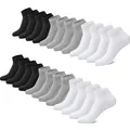 Socken, Sportsocken, Unisex, Baumwolle, 12 Paar, Kurzsocken, atmungsaktiv