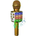 Toyrock Party Fun Lights - Karaoke Microphone with Speaker - Gold (605602) (86533)