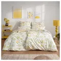 Estella Bettwäsche Estella Mako-Satin Bettwäsche 155x220 Lumina gelb beige Pusteblume, Mako-Satin, 2 teilig beige|gelb