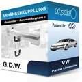 G.D.W. Anhängekupplung abnehmbar passend für VW Passat Limousine 08.2014-03.2024