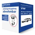 G.D.W. Anhängerkupplung abnehmbar für VW Arteon Fließheck Typ 3H7 / 3H8 AHK