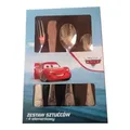 Kinderbesteck Cars, Edelstahl, 4- teilig, Esslernbesteck speziell für ihe Kind