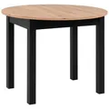 Mid.you Esstisch, Schwarz, Eiche Artisan, Holzwerkstoff, rund, eckig, 75 cm, ausziehbar, Esszimmer, Tische, Esstische, Esstische ausziehbar