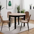 Finori UNVOLLSTÄNDIG 003607 Auszugstisch COBURG 100 Artisan Oak Nb. / schwarz, FI003607