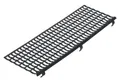 INEFA Laubfangstreifen, Dachrinnenschutz, NW 100/125/150, Schwarz 100 cm | 30 Stück