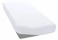 Otto Home Spannbettlaken "BLACKBERRY in BASIC und PREMIUM Qualität, 100% Baumwolle", weiß, B/L: 180cm x 200cm, 1 Stk., Jersey (110 g/m²), 180x200 28cm