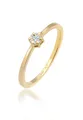 Verlobungsring "Diamant Weiß Brillantschliff (0.045 ct) 585 Gelbgold" Gold 0.03 ct P1 = bei 10-facher Vergrößerung erkennbare Einschlüsse 52 mm - 0.03 ct P1 = bei 10-facher Vergrößerung erkennbare Einschlüsse