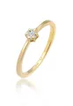 Elli DIAMONDS Verlobungsring Diamant Weiß Brillantschliff (0.045 ct) 585 Gelbgold