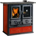 Festbrennstoffherd LA NORDICA ""ROSETTA"", grau (anthrazit), Kaminöfen, Festbrennstoffherd