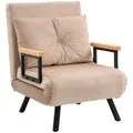 HOMCOM Sessel, LxBxH: 63 x 73 x 81 cm - beige