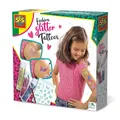 SES Creative Fashion glitter Tattoos, 4-Glitzerfarben, Pinsel und Anleitung