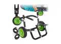 tectake® Surfboard Transportwagen, klappbar, für bis zu 2 Boards, Schaumstoffpolsterung, inkl. 2 Sicherungsgurte, 62 x 53 x 49 cm