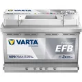 Varta 570500076K262 Varta EFB 12V 70Ah 760A für AC ALFA ROMEO AUDI BMW CITROËN