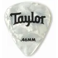Taylor Celluloid 351 Picks 0.46 White Pearl 12-Pack