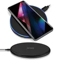 QI Wireless Ladestation kompatibel für Gigaset GX6 Pro GX4 Pro GS3 GS4 GS5 Kabellos Charger Induktives Universal Schnellladegerät, Farben:Schwarz