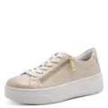 Tamaris Comfort Damen Sneaker Low 8-83726-44 BEIGE Glam (beige, 38 EU)