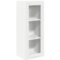 vidaXL Hängeschrank mit Tür Riga Weiß 40 x 31 x 100 cm Holzwerkstoff 884378