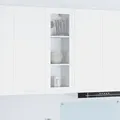 vidaXL Hängeschrank mit Speicher Weiß 40 x 31 x 100 cm Holzwerkstoff