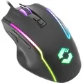 Speedlink Gaming Maus DECUS. 12800 DPI. USB. gummiert. sw retail - Schwarz