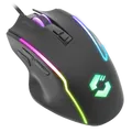 Speedlink DECUS NX RGB Gaming Maus, schwarz gummiert