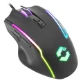 Speedlink DECUS NX RGB Gaming Maus, schwarz gummiert