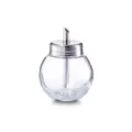 Zeller Zuckerstreuer Glas/Edelstahl 240 ml Ø8,5 x 11,3 cm