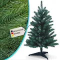 NYVI Weihnachtsbaum NYVI-Xmas Premium 85 cm - Künstlicher Voll-PE Tannenbaum aus 100% Spritzguss - Täuschend echter Kunstbaum - B1 Schwer Entflammbar - mit Ständer - Modularer Aufbau