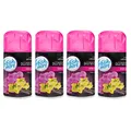 Fresh & More Lufterfrischer Nachfüller 4er Pack 250ml Vanille - Duft Nachfüller kompatibel mit Air Wick Freshmatic, Glade Brise - Duftspray für Geruchsneutralisierung & Frische