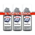 3x Sonax Gummipfleger Schwammapplikator 100ml Kunststoff-Flasche