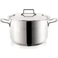 ORION Kochtopf Stahltopf mit Deckel 18/10 PREMIUM Induktion 0,7l - Silber