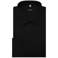 Huber Hemden Langarmhemd HU-0173 Kentkragen, Langarm, Regular Fit-gerader Schnitt, Made in EU schwarz XL (43-44)