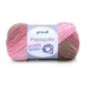 GRÜNDL WOLLE PAPAGALLO 100 GRAMM ROSA OLIVE NEU