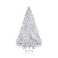 SALCAR Weihnachtsbaum Künstlich 180 cm Weiss, Künstlicher Tannenbaum mit Handschuhen und Metallständer, Weihnachtsbäume als Weihnachtsdeko Innen