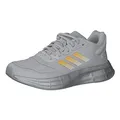 adidas Damen Duramo 10 Running Shoe, Grey/Flash Orange/Silver Metallic, 40 2/3 EU